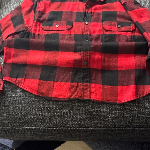 Buffalo Red and Black Checkered Shirt by George - Picture 6 of 9